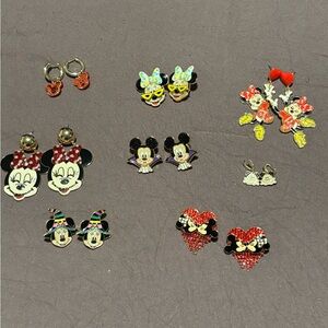 Lot of Disney baublebar earrings
